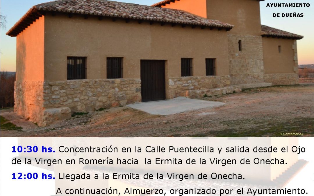 24 de marzo: Romería Ermita Virgen de Onecha