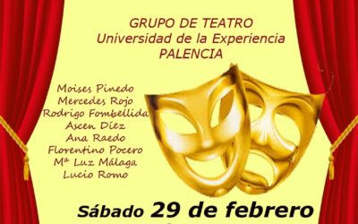 29 de febrero: Teatro en Dueñas, Aula Fray Luis de León. 19:45 hs.