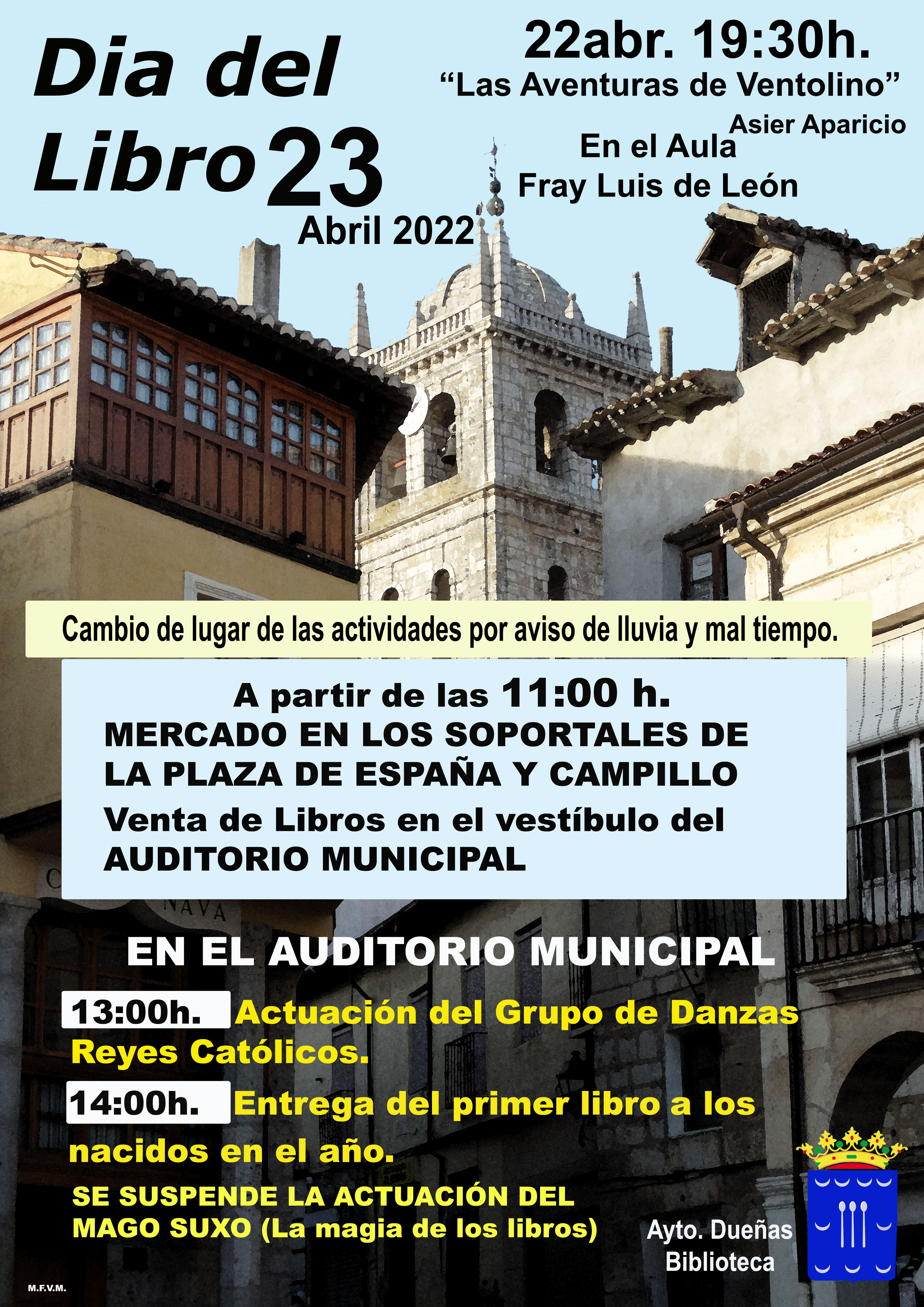 23 de abril: Mercado en los Soportales de la Plaza de España