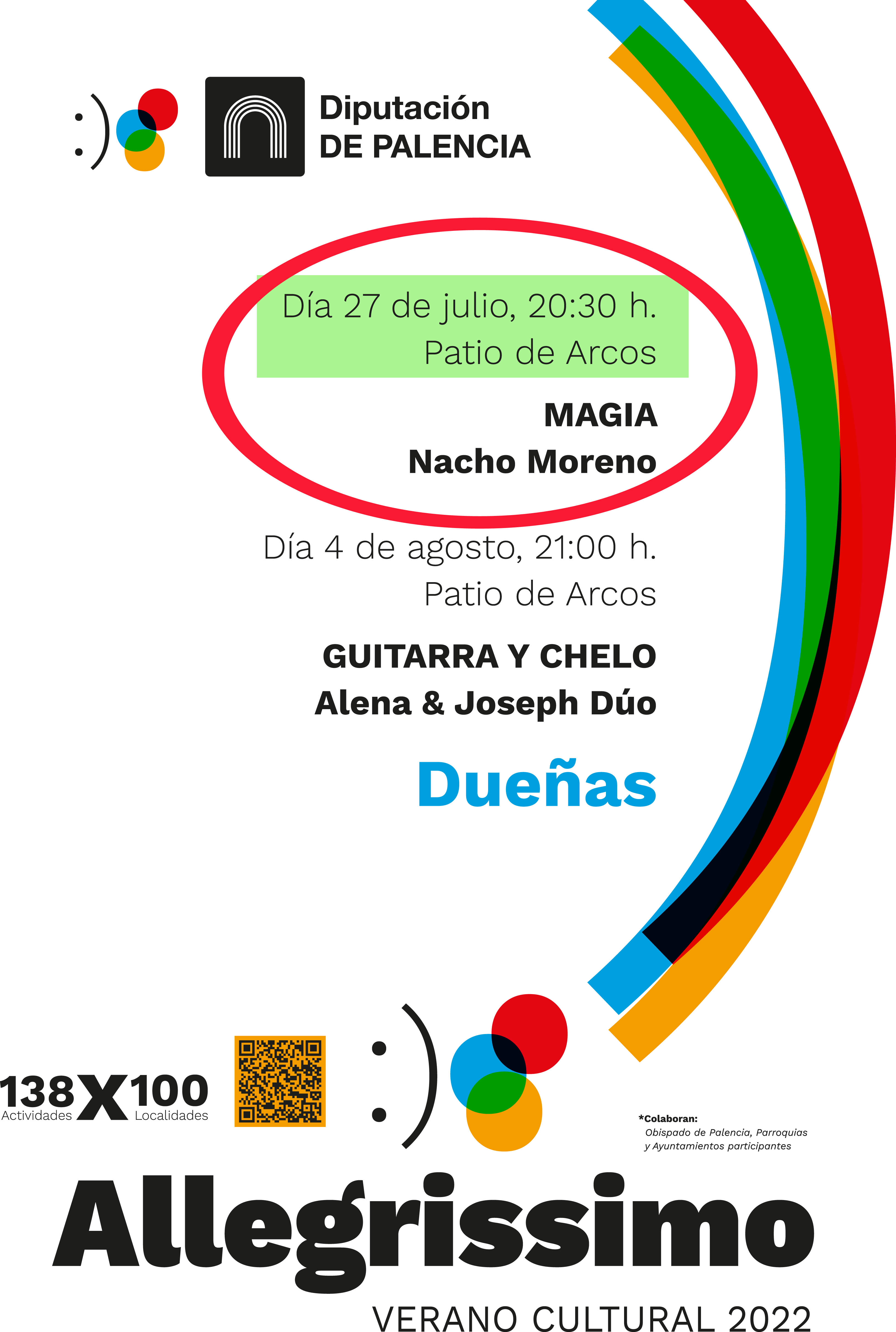 27 de julio: MAGIA EN EL PATIO DE ARCOS DE DUEÑAS,  con  Nacho Moreno a las 20:30 h.