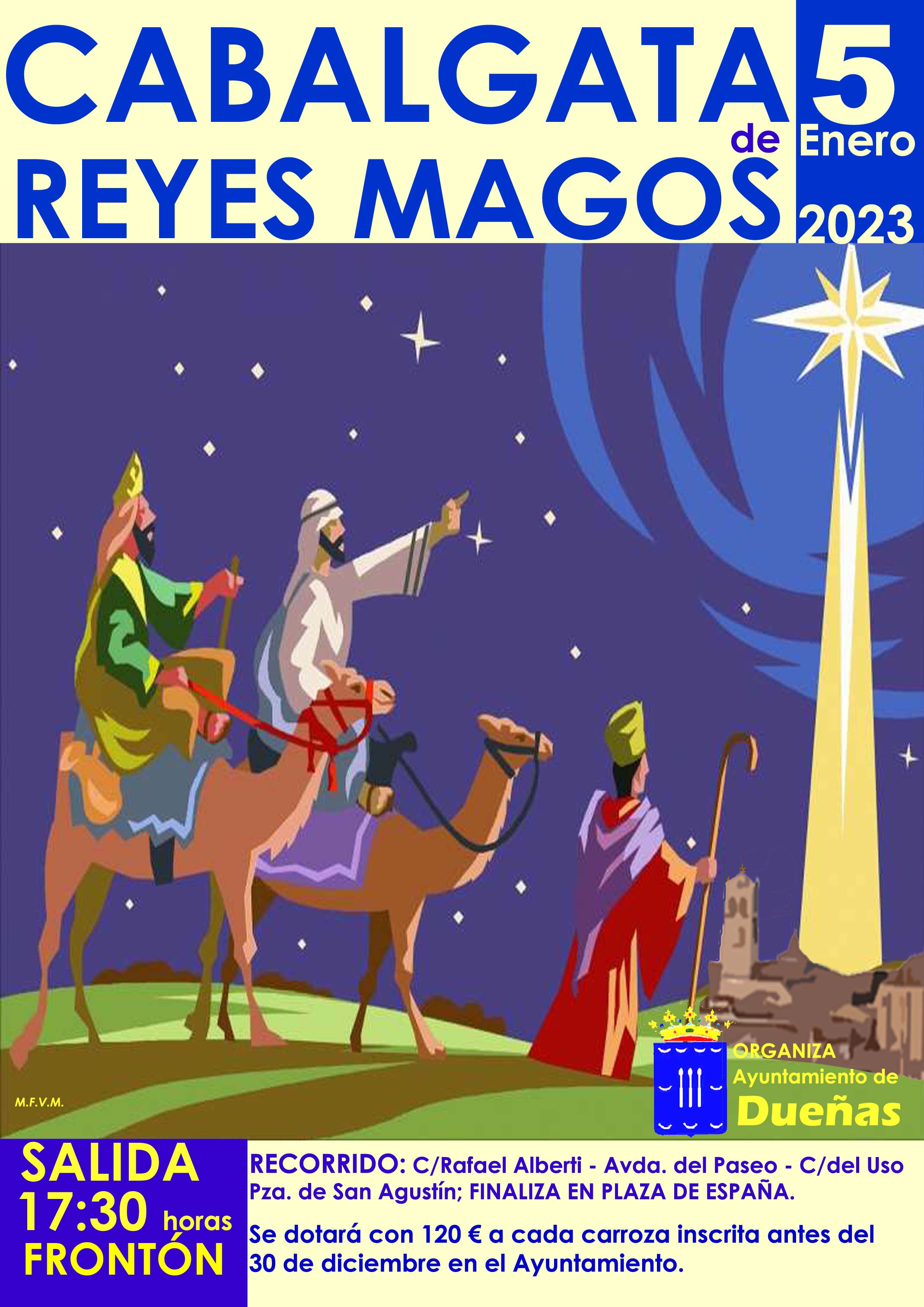 5 de enero: Cabalgata de Reyes en Dueñas