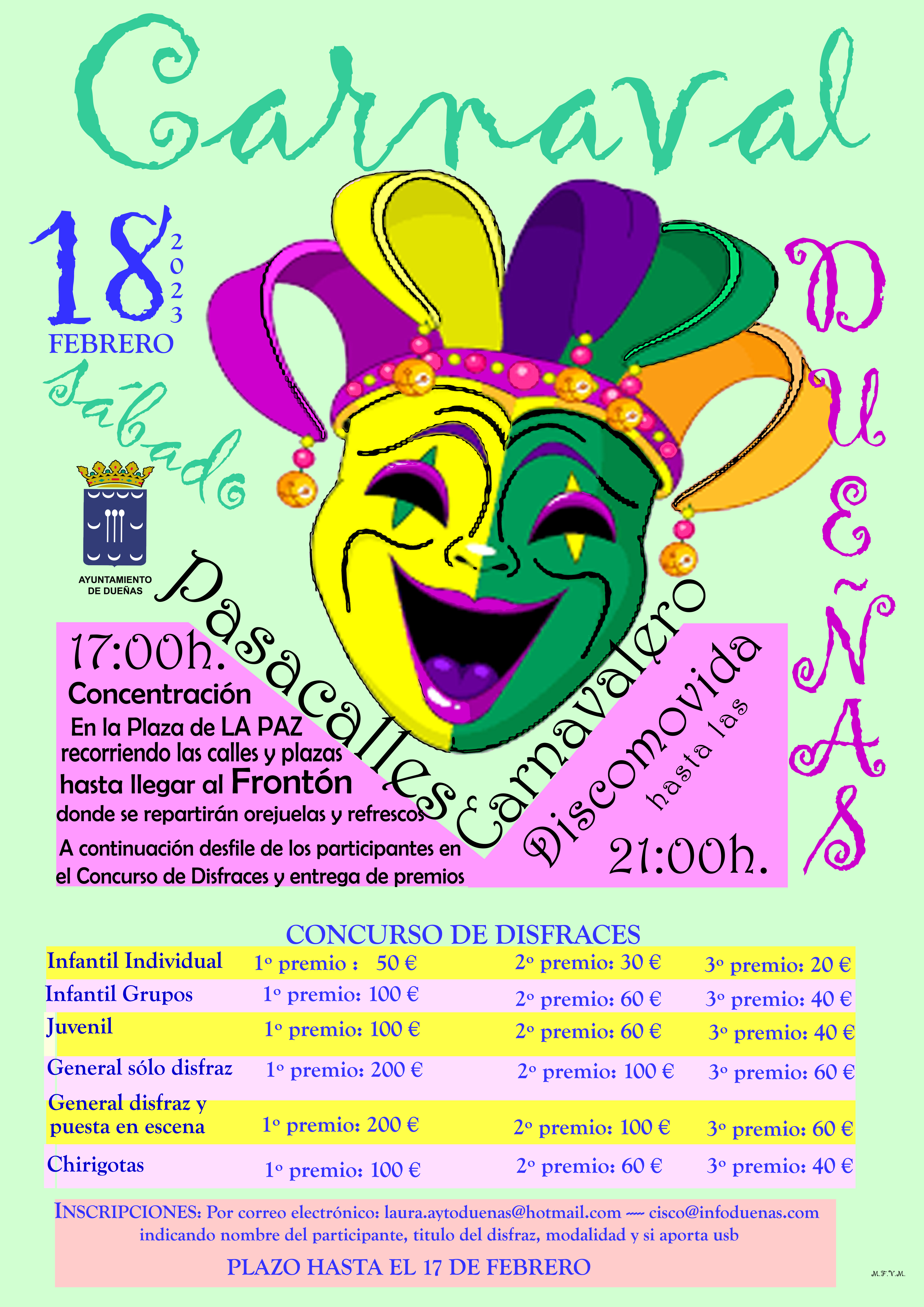 18 de febrero de 2023: Sábado de Carnaval en Dueñas