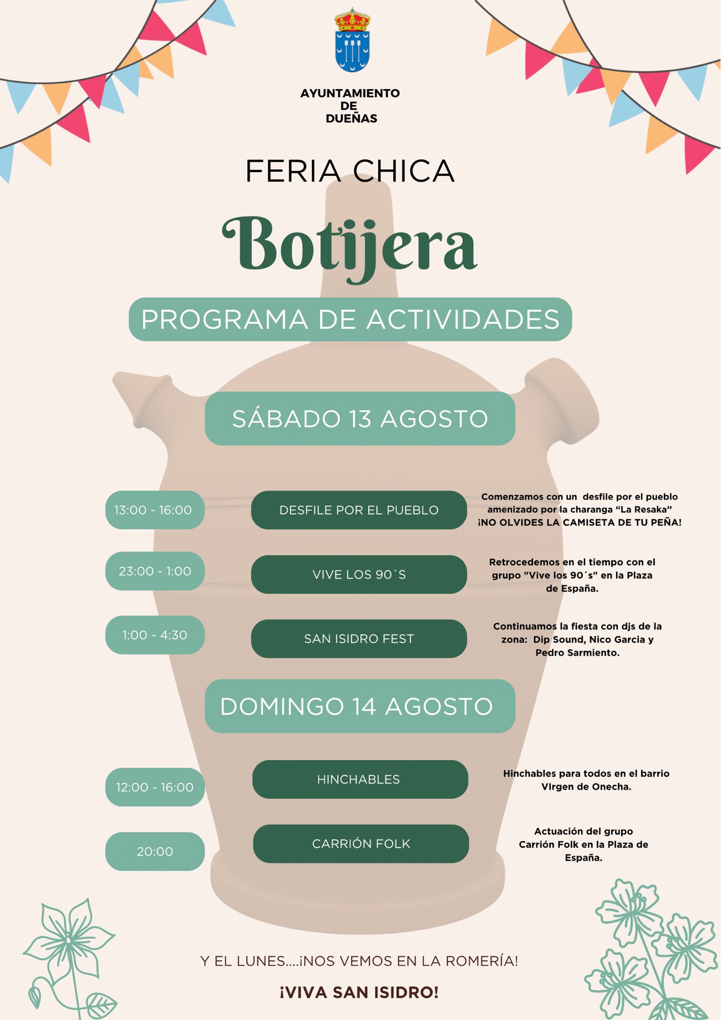 13, y 14 de mayo de 2023: Feria Chica Botijera