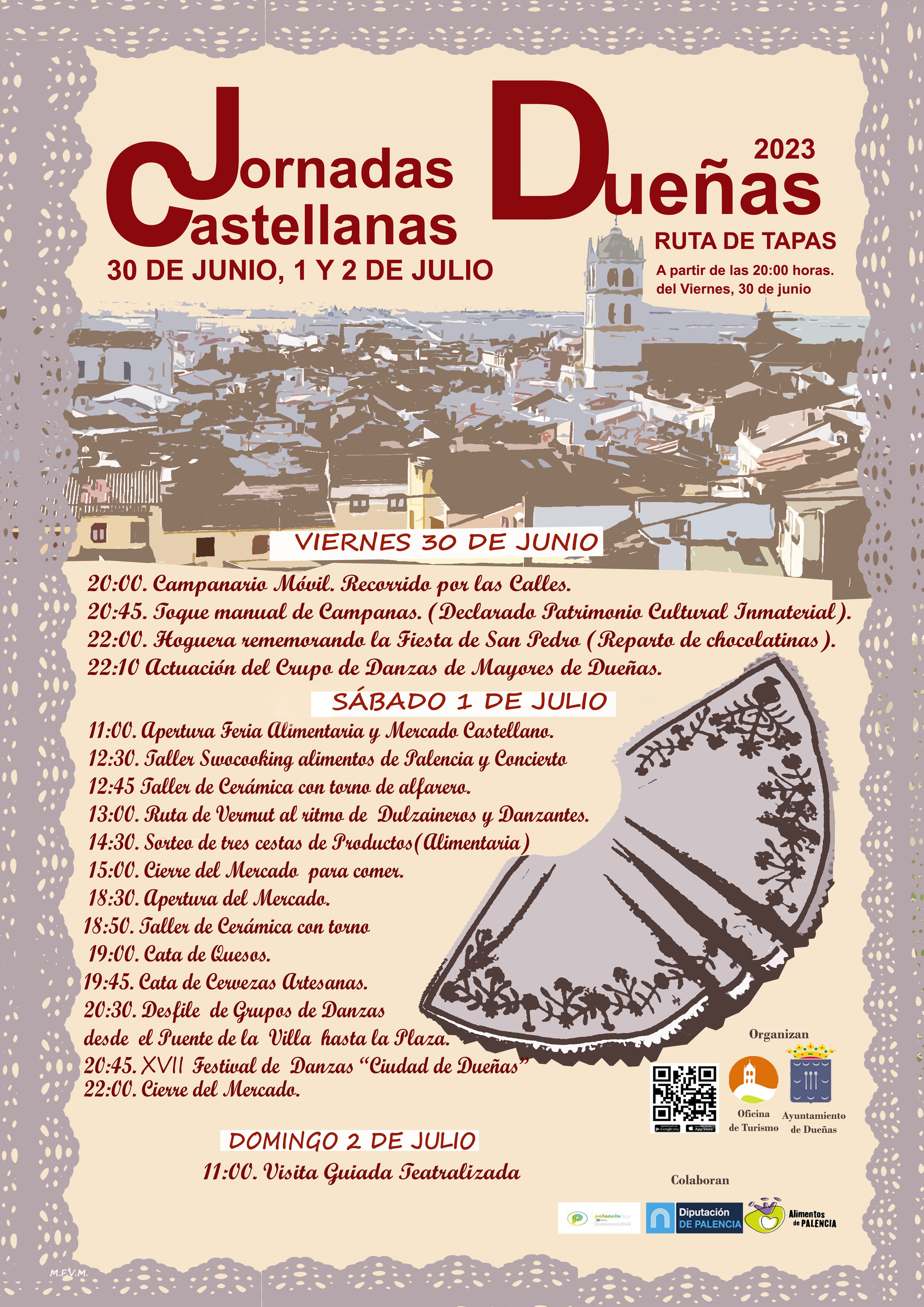 Jornadas Castellanas: 30 de junio, 1 y 2 de julio.