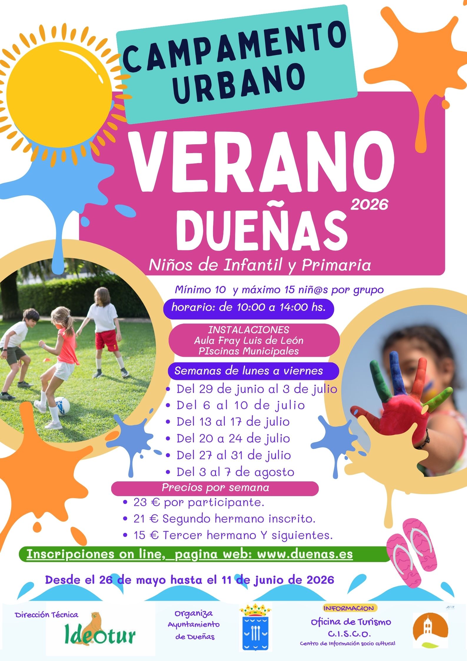 Campamento urbano verano 2026
