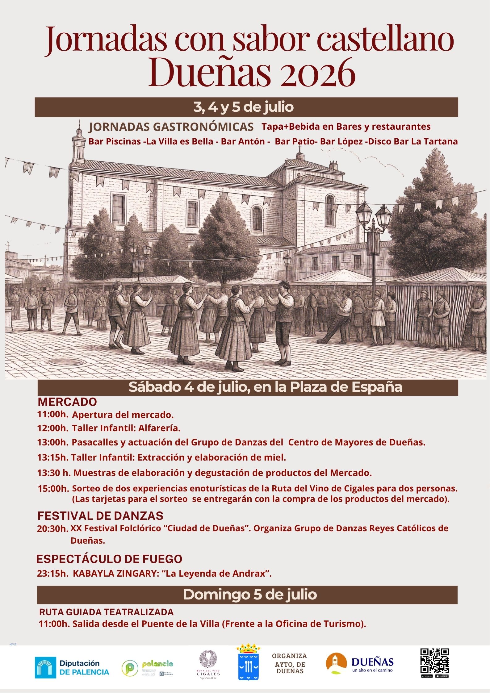 Jornadas Con Sabor Castellano: 3,4 y 5 de julio de 2026